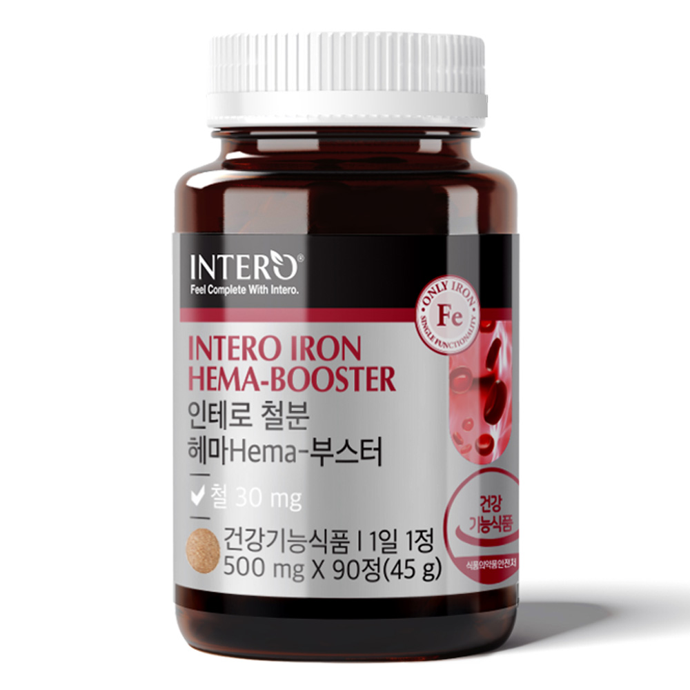 인테로 철분 헤마 부스터 90정 (3개)_이미지