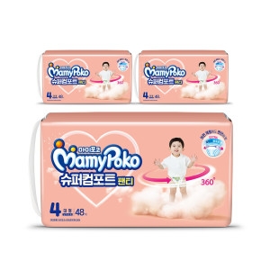 마미포코 슈퍼컴포트 팬티형 4단계-공용 (144매)_이미지