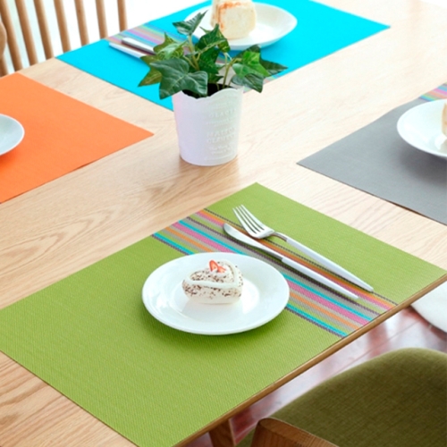 엘로몽키 플레이팅 실리콘 식탁매트 사각테이블 방수매트