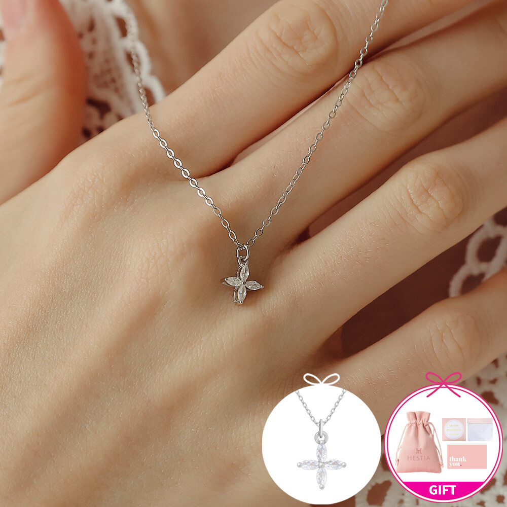 헤스티아 전체925실버목걸이 Winsome Pristine 925 Silver Necklace MKDO-70258 MKDO-70258_이미지