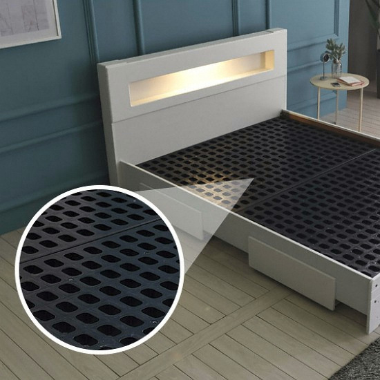 동서가구 밀레스 LED침대 Q (포켓독립스프링)_이미지