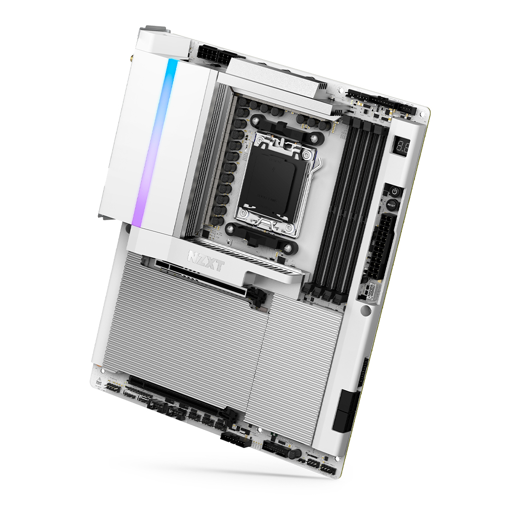 <b>NZXT</b> N9 X870E White