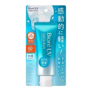 비오레 UV 아쿠아리치 워터리 에센스 선크림 70g (4개)