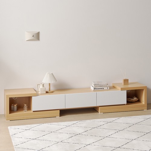 카라2 템바보드 익스텐션 확장형 거실장 1600