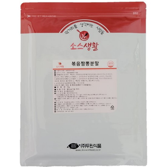  두원식품 볶음 짬뽕 분말 1kg [1개]