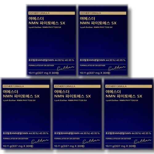 에스더포뮬러 여에스더 여에스더 NMN 파이토에스 5X 30매 (5개)