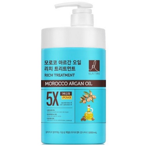 LG생활건강 엘라스틴 모로코아르간 5X 트리트먼트 1000ml (1개)