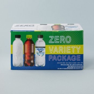 롯데칠성음료 제로 버라이어티 패키지 칠성사이다 제로 300ml 8개 + 펩시 제로 300ml 8개 + 밀키스 제로 300ml 8개_이미지