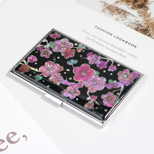 박씨상방 외국인선물 나전칠기 자개 명함케이스M 명함집 1개 매화_이미지