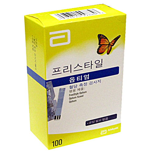 애보트 프리스타일 옵티엄 혈당시험지 (300매)_이미지
