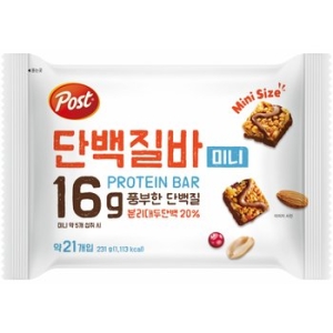 동서식품 포스트 단백질바 미니 231g (20개)_이미지