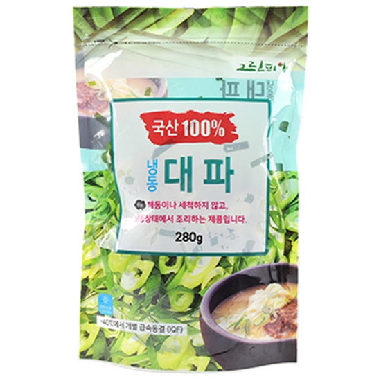 그린피아 국내산 냉동 대파 280g (1개)_이미지