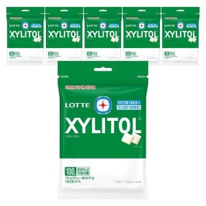 롯데제과 자일리톨 오리지날 껌 리필 183g (6개)_이미지