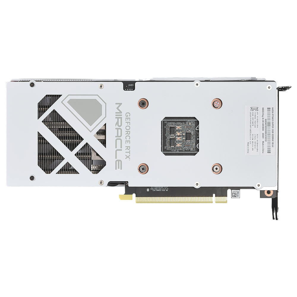 이엠텍 지포스 RTX 4070 SUPER MIRACLE WHITE D6X 12GB_이미지
