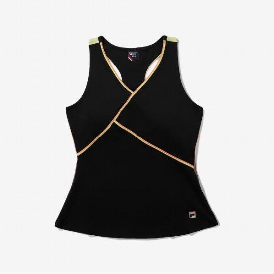  휠라 글로벌 백스핀 레이서백 탱크탑FS2ITG1391F [BLK, 블랙]