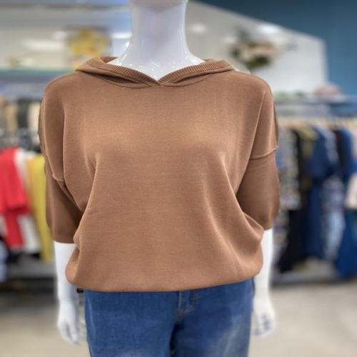 안지크 세이브존07 7부 후드 니트 AH2-KP590-0