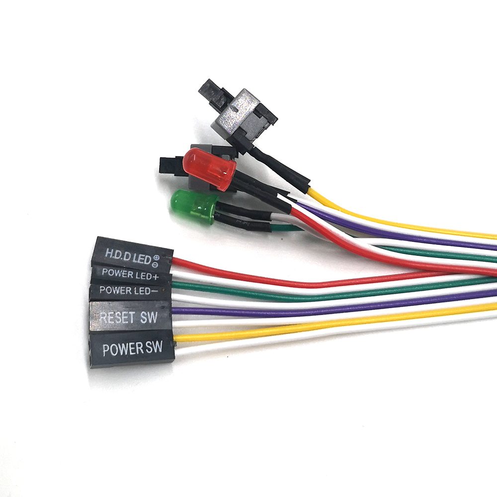 조이쿨 컴퓨터 파워/리셋 스위치 (0.6m)