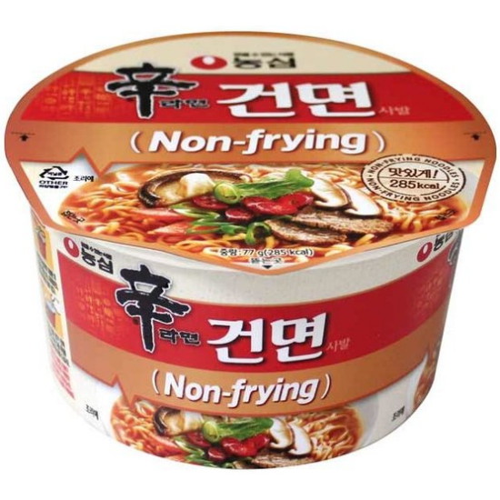농심 신라면 건면 사발면 77g
