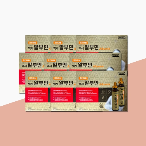 지케이라이프 프리미엄 오한진의 백세 알부민 33g 30병 (9개)_이미지