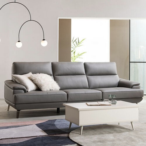 리바트 브루트 천연가죽 소파 4인용_이미지