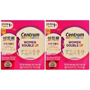 센트룸 우먼 더블업 멀티비타민 미네랄 112정 (2개)