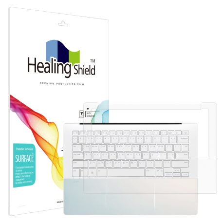 폰트리 힐링쉴드 LG전자 그램 스타일14 14Z90RS 14ZD90RS 무광 외부보호필름 (팜레스트/터치패드 2매)_이미지