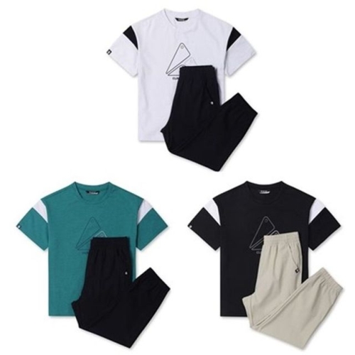 택가129000원 스피드반팔트리코트팬츠세트 1BKSEMU901