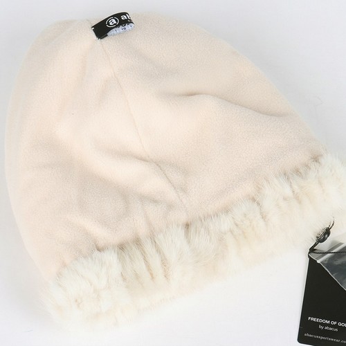 아바쿠스 니트 비니 밍크 방울 모자 AS41CPL0102_이미지