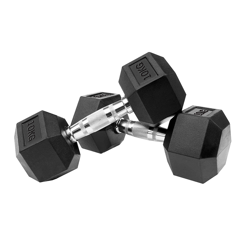 드래곤핏 PEV 헥사곤 육각 아령 (10kg, 1개)_이미지