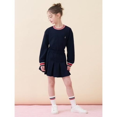 빈폴키즈 여아 티핑 포인트 피케 상하세트 네이비 BI6141G90R_이미지