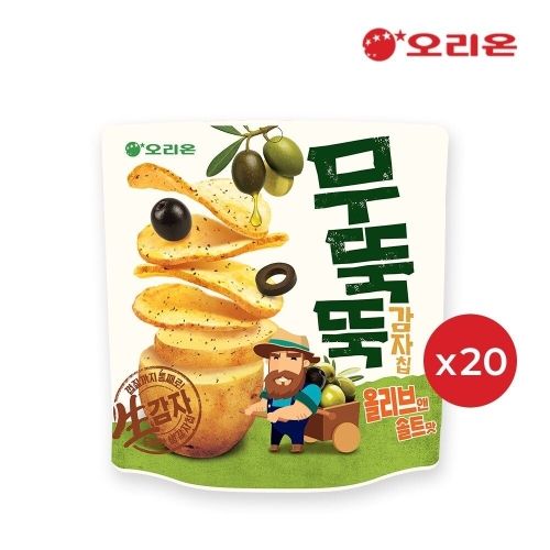 무뚝뚝 감자칩 올리브앤 솔트맛 92g