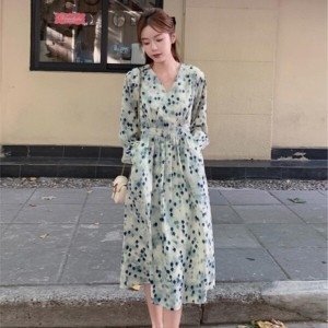 기타 브이와이VY 여자 스퀘어넥 후레아 검정 스트릿룩 티어드 원피스_159837