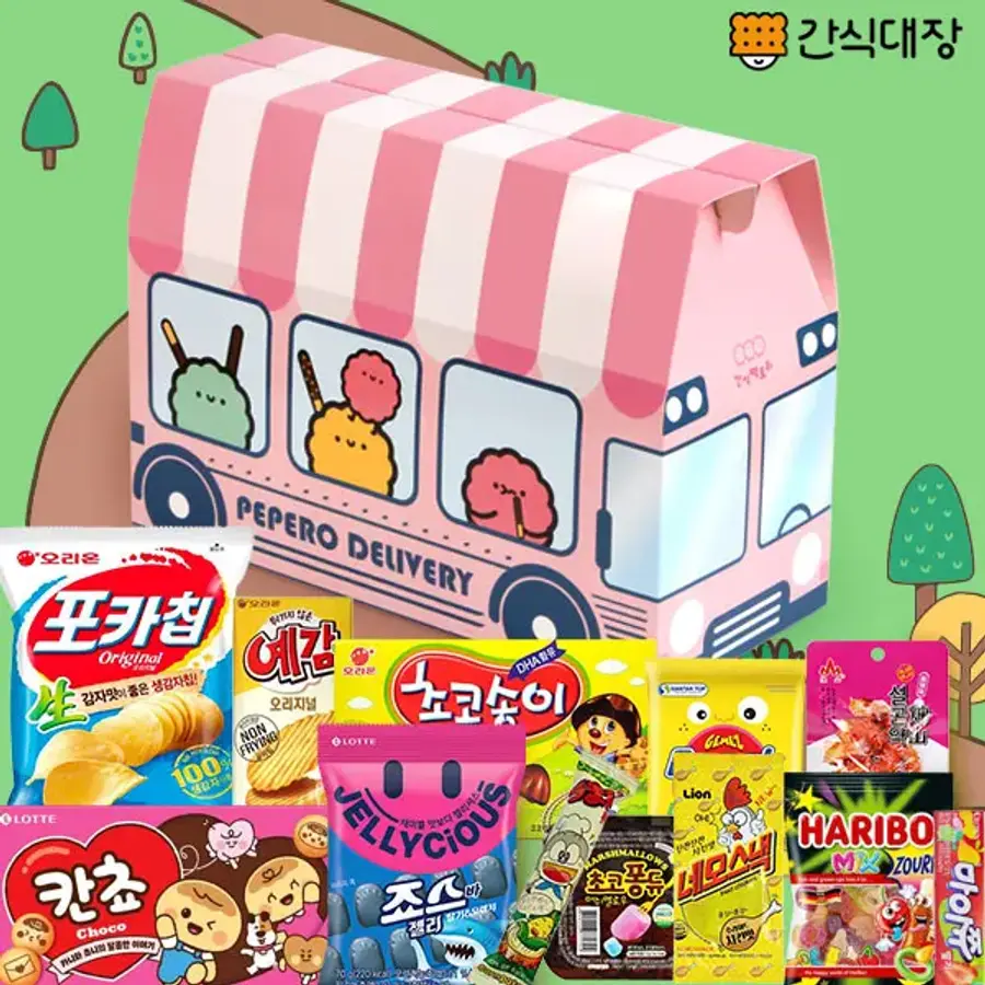 스낵 딜리버리 12종 인기과자 선물세트 (1개)_이미지