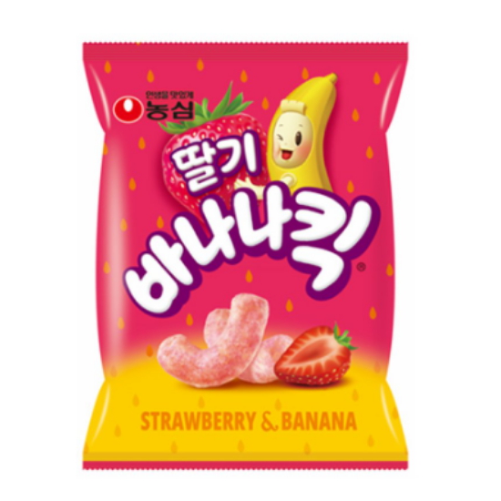 농심 딸기 바나나킥 60g