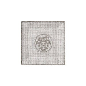 모자이크 오24 플래티넘 실버 사각플레이트 15cm