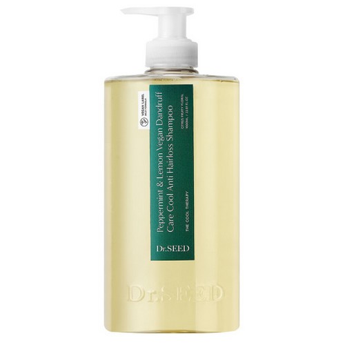 닥터시드 페퍼민트 앤 레몬 비건 비듬케어 쿨 탈모 샴푸 1000ml 2개