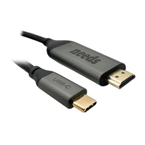 리더샵 NEEDS C to HDMI 케이블 NDS-U31HD018-4K60 (1.8m)_이미지