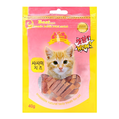 레츠펫 캣몽 사사미 치즈 40g (1개)_이미지
