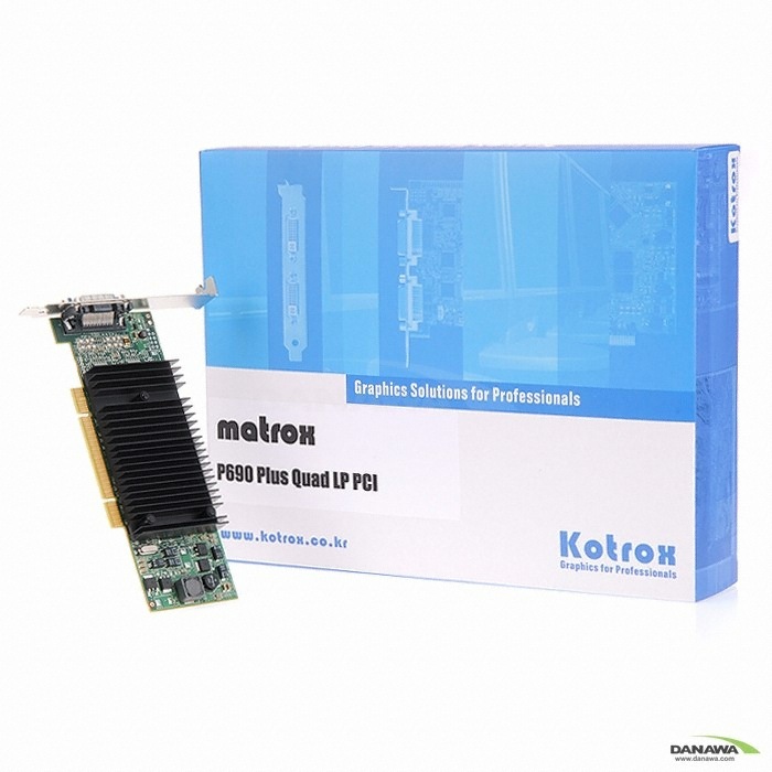 매트록스 밀레니엄 P690 Plus LP PCI 256MB Quad 코트록스_이미지