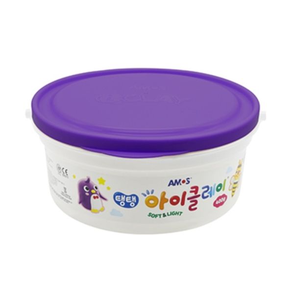 아모스 탱탱아이클레이 400g 보라 버켓 nx2266_이미지