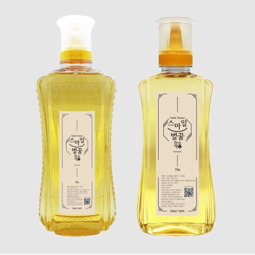 스마일벌꿀 아카시아꿀 2kg 사양벌꿀