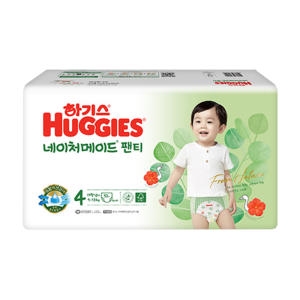 유한킴벌리 하기스 2023 네이처메이드 팬티형 4단계-남아용 (52매)