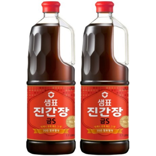 샘표 진간장 금S 1.7L (2개)_이미지