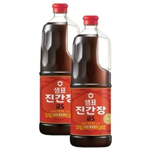 샘표식품 샘표 진간장 금S 1.7L (2개)