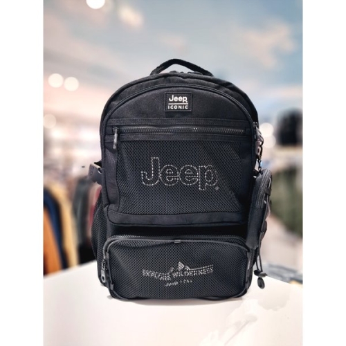 JEEP 와펜 이스트링 투포켓 백팩 KR0GAU001-BK_s_이미지