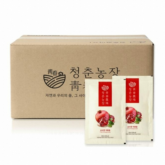 청춘농장 순수한 석류즙 80ml 60포 (1개)_이미지