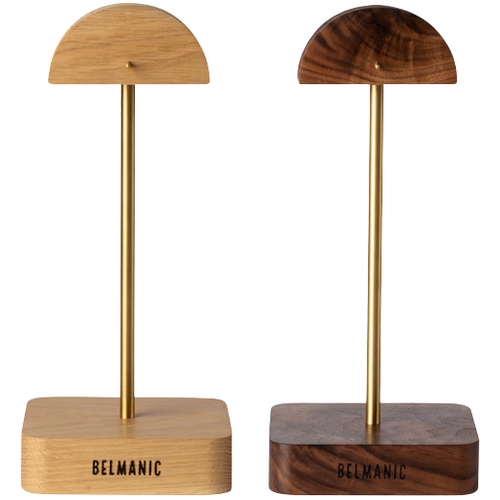 벨마닉 원목 황동 스피커 헤드폰 스탠드_이미지