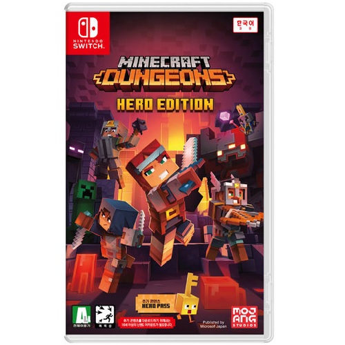 MOJANG 마인크래프트 던전스 한글판 (SWITCH, 히어로에디션)
