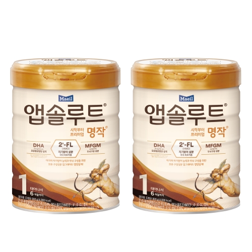 매일유업 앱솔루트 명작 2FL 1단계 800g (2개)