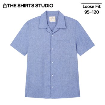 더셔츠스튜디오 루즈핏 샴브레이솔리드 오픈카라 반팔셔츠 (블루)이미지입니다. 누르면 해당 게시물로 새창이동합니다.